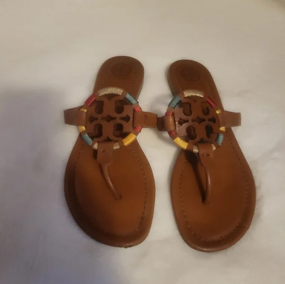 Tory Burch Miller Sandal size 8In great condition...do show signs of wear...no - Picture 3 of 6